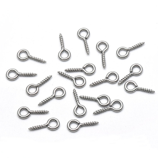 Self Tapping Screws Hook Ring  Eyelet Stainless Steel Screw